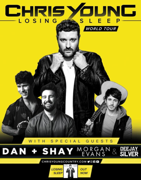 Chris Young, Dan And Shay & Morgan Evans at Little Caesars Arena