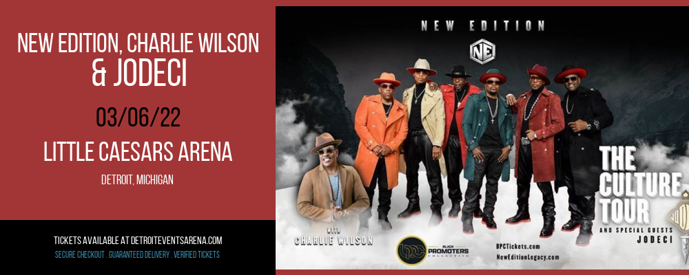 New Edition, Charlie Wilson & Jodeci at Little Caesars Arena tickets New Edition, Charlie Wilson & Jodeci at Little Caesars Arena
