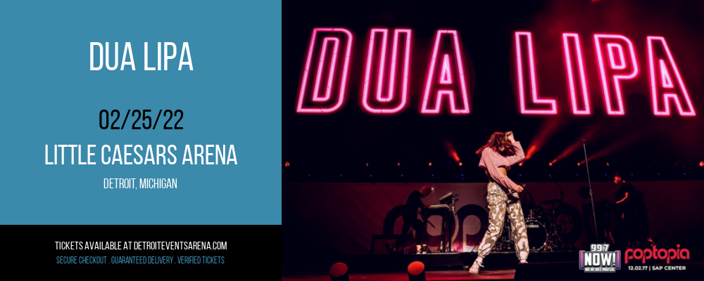 Dua Lipa at Little Caesars Arena