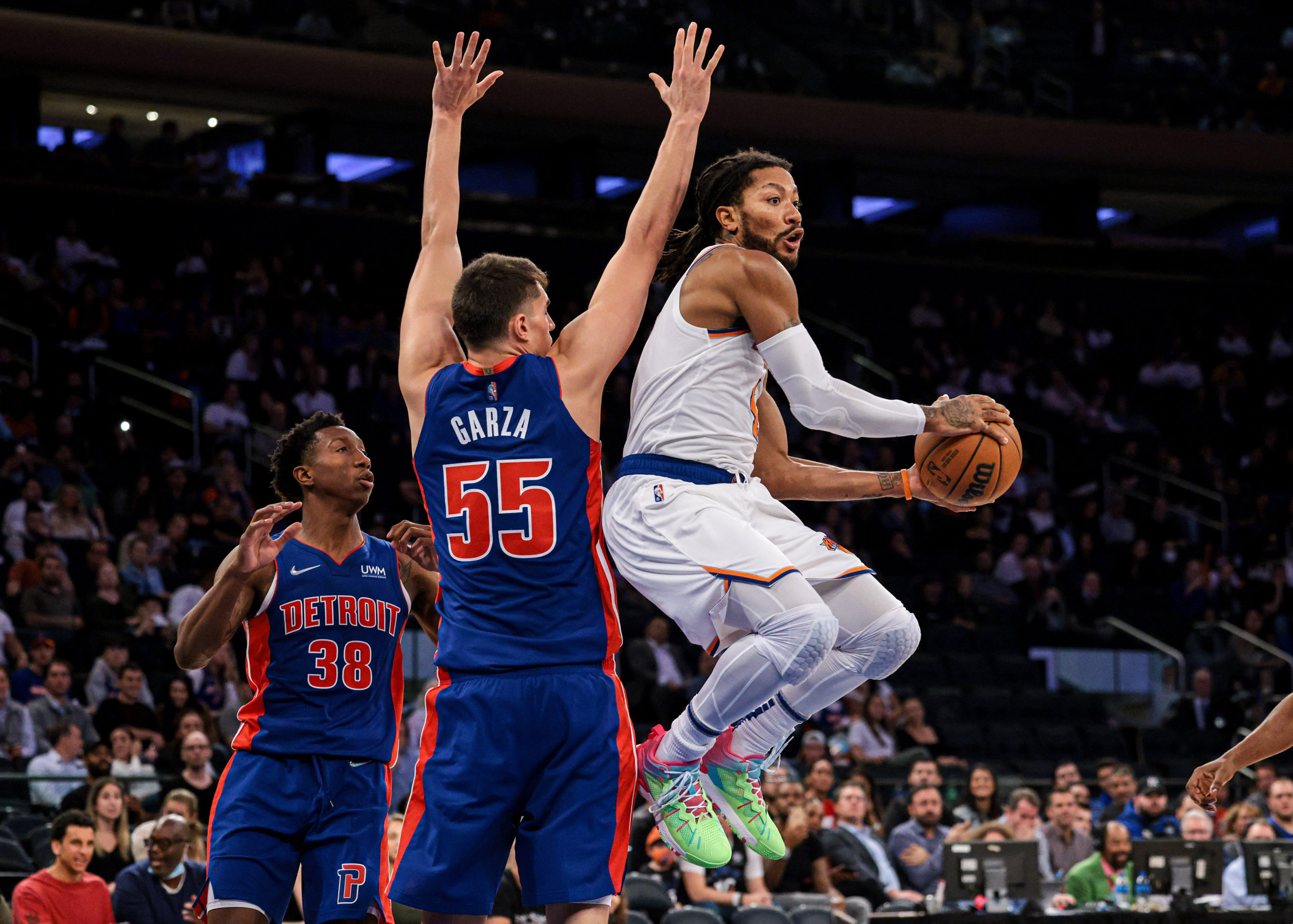 Detroit Pistons vs. New York Knicks at Little Caesars Arena