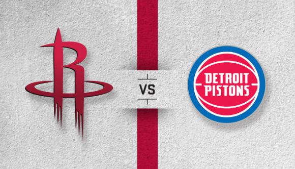 Detroit Pistons vs. Houston Rockets at Little Caesars Arena