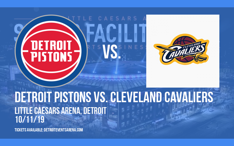 NBA Preseason: Detroit Pistons vs. Cleveland Cavaliers at Little Caesars Arena tickets NBA Preseason: Detroit Pistons vs. Cleveland Cavaliers at Little Caesars Arena