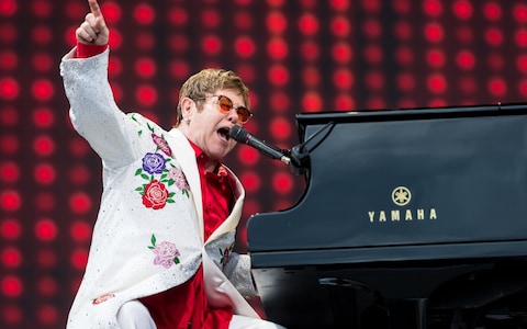 Elton John at Little Caesars Arena