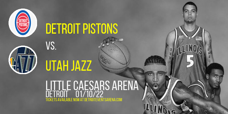 Detroit Pistons vs. Utah Jazz at Little Caesars Arena tickets Detroit Pistons vs. Utah Jazz at Little Caesars Arena