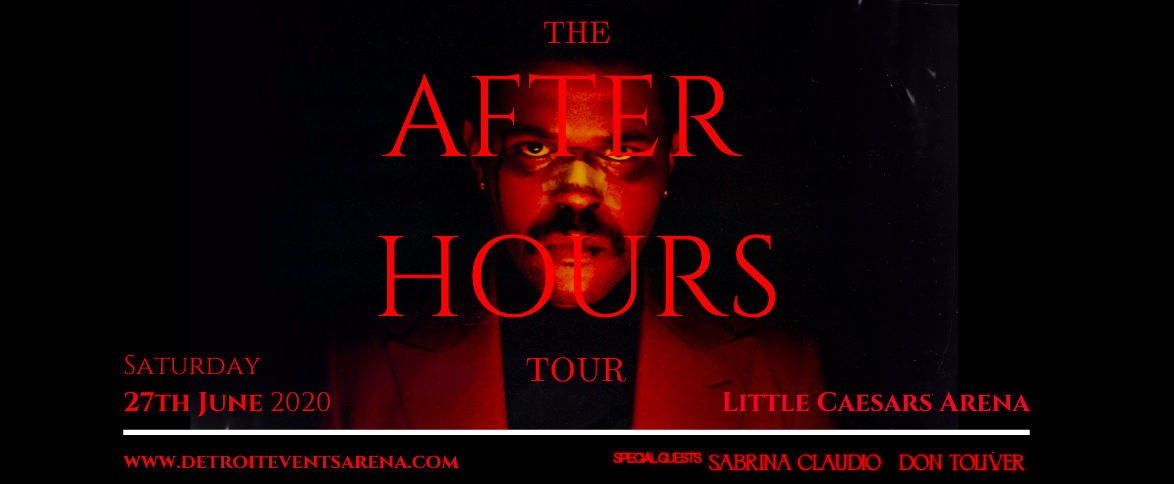 The Weeknd, Sabrina Claudio & Don Toliver [CANCELLED] at Little Caesars Arena