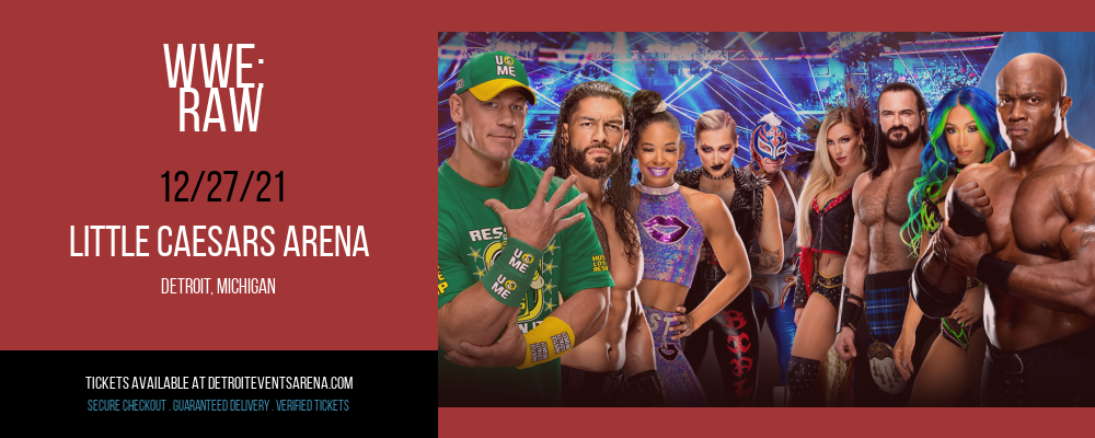 WWE: Raw at Little Caesars Arena tickets WWE: Raw at Little Caesars Arena