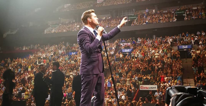 Michael Buble at Little Caesars Arena