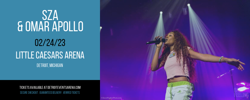 SZA & Omar Apollo at Little Caesars Arena