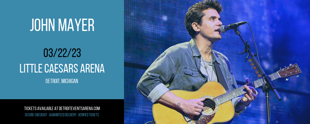 John Mayer at Little Caesars Arena