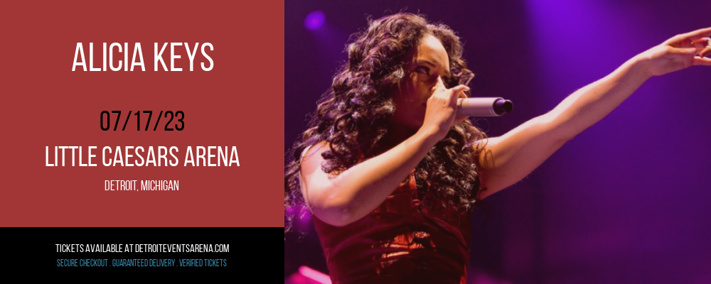 Alicia Keys at Little Caesars Arena tickets Alicia Keys at Little Caesars Arena