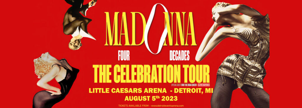 Madonna at Little Caesars Arena