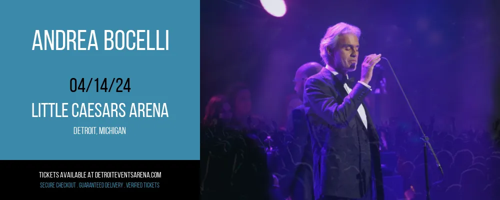Andrea Bocelli at Little Caesars Arena