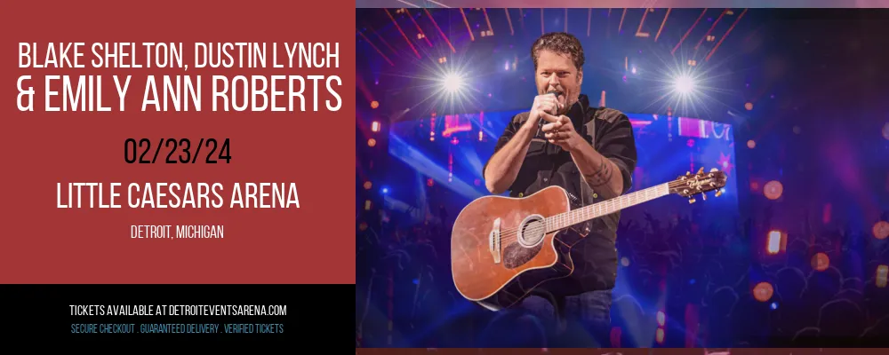 Blake Shelton at Little Caesars Arena