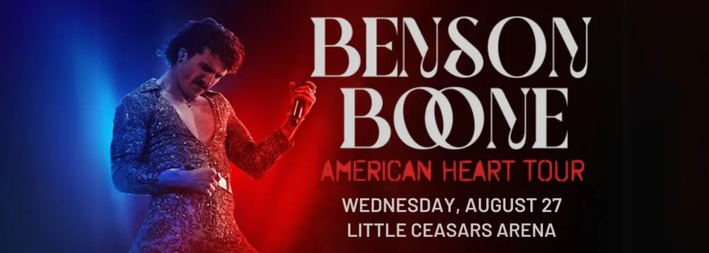 Benson Boone at Little Caesars Arena