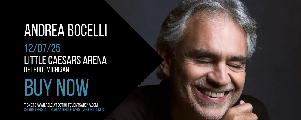 Andrea Bocelli at Little Caesars Arena
